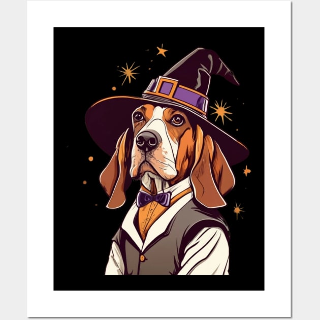 Basset Hound Pumpkin Wall Art by BukovskyART